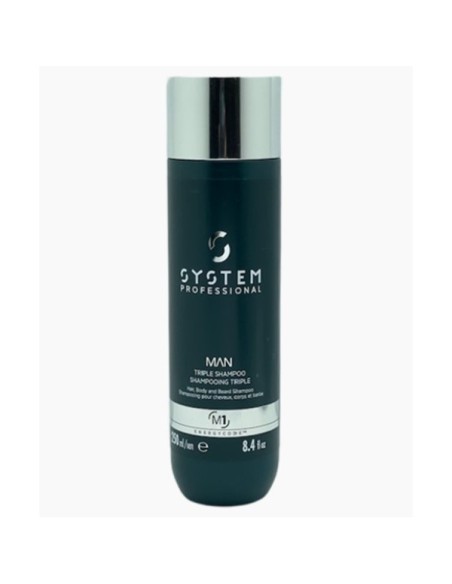 Man M1 Hair Body And Beard Triple Shampoo Man M1 Hair Body And Beard Triple Shampoo