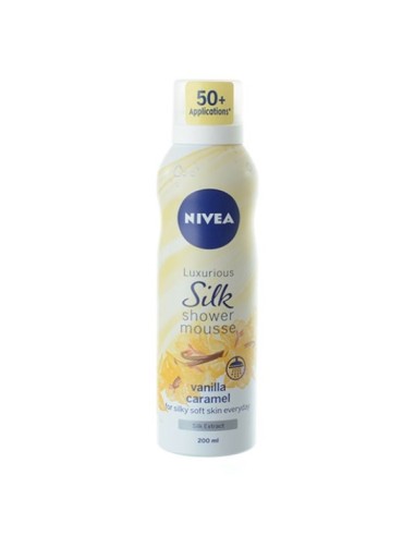 Nivea Bath CareLuxurious Silk Vanilla Caramel Shower Mousse