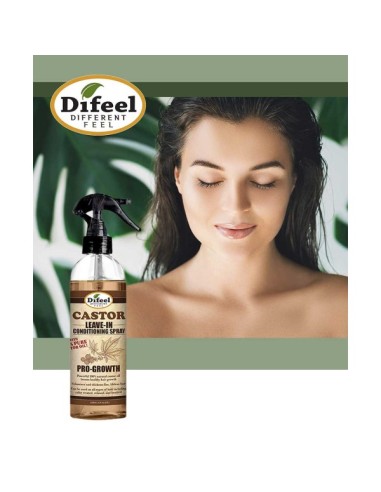 Difeel Pure Castor Oil Pro Growth Leave In Conditioning Spray Difeel Pure Castor Oil Pro Growth Leave In Conditioning Spray