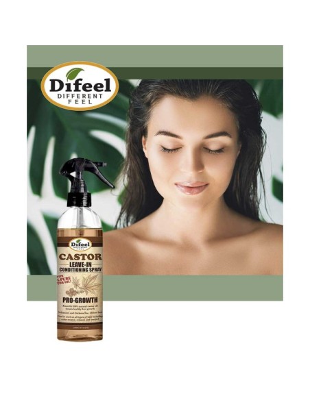 Difeel Pure Castor Oil Pro Growth Leave In Conditioning Spray Difeel Pure Castor Oil Pro Growth Leave In Conditioning Spray