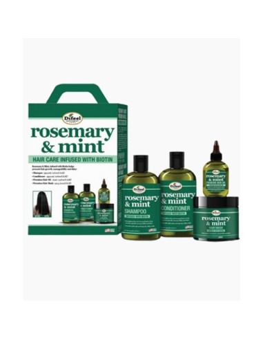 Difeel Rosemary And Mint Hair Care Set Infused With Biotin Difeel Rosemary And Mint Hair Care Set Infused With Biotin