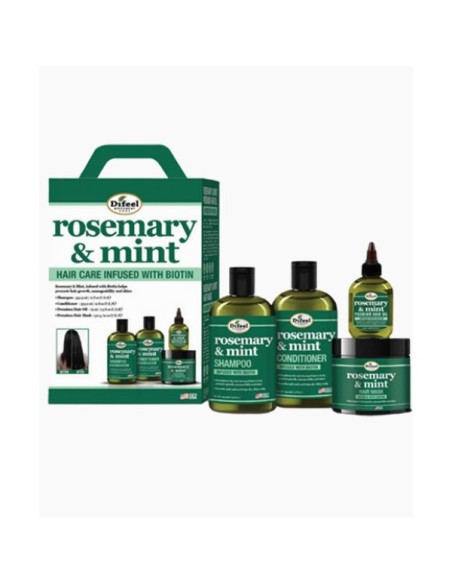Difeel Rosemary And Mint Hair Care Set Infused With Biotin Difeel Rosemary And Mint Hair Care Set Infused With Biotin