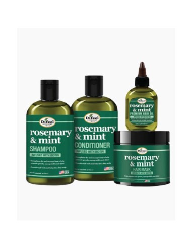 Difeel Rosemary And Mint Hair Care Set Infused With Biotin Difeel Rosemary And Mint Hair Care Set Infused With Biotin