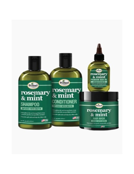 Difeel Rosemary And Mint Hair Care Set Infused With Biotin Difeel Rosemary And Mint Hair Care Set Infused With Biotin