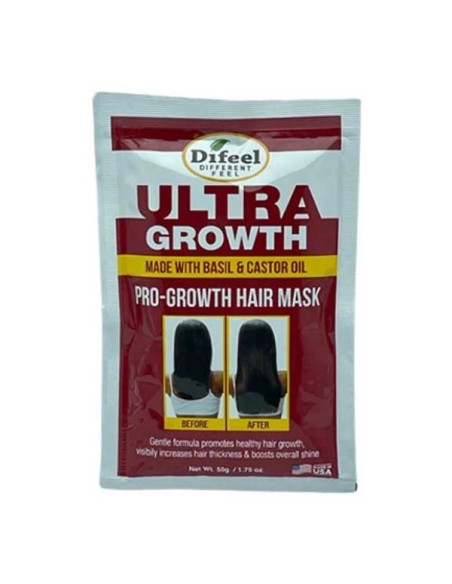 Difeel Ultra Growth Hair Mask With Basil And Castor Oil Sachet Difeel Ultra Growth Hair Mask With Basil And Castor Oil Sachet