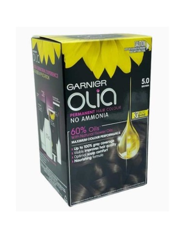 Olia Permanent Hair Color 5.0 Brown Olia Permanent Hair Color 5.0 Brown