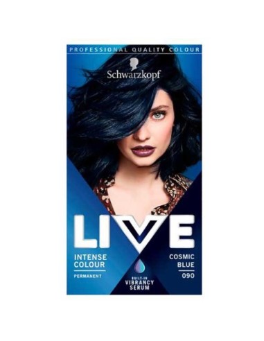Live Color Intense Permanent Colours 090 Cosmic Blue