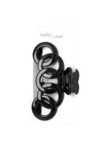 Circles Design Black Clamp 8144