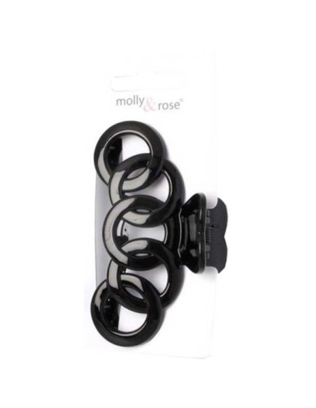 Circles Design Black Clamp 8144