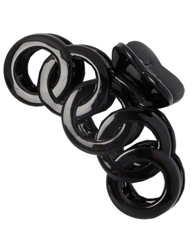 Circles Design Black Clamp 8144