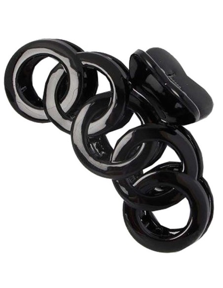 Circles Design Black Clamp 8144