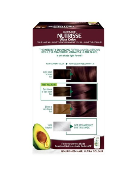 GarnierNutrisse Ultra Color Permanent Nourishing Hair Color Iced Coffee GarnierNutrisse Ultra Color Permanent Nourishing Hair Color Iced Coffee