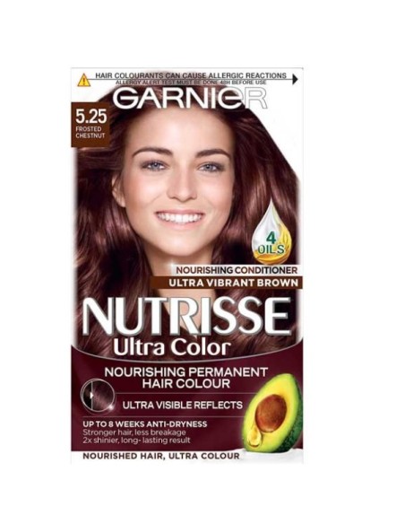 GarnierNutrisse Ultra Permanent Nourishing Hair Colour 5.25 Frosted Chestnut GarnierNutrisse Ultra Permanent Nourishing Hair Colour 5.25 Frosted Chestnut