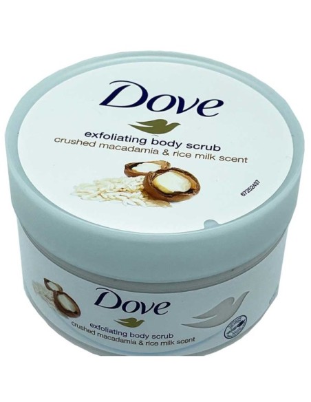 Exfoliating Body Scrub With Macadamia And Rice Milk Exfoliating Body Scrub With Macadamia And Rice Milk