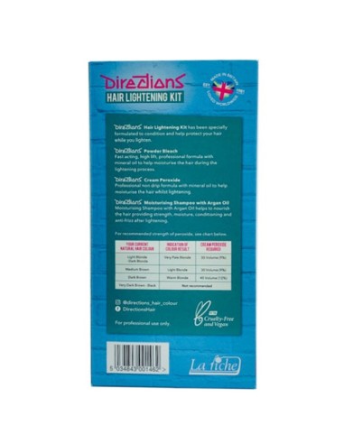 DirectionsDirections Hair Lightening Kit 40 Vol DirectionsDirections Hair Lightening Kit 40 Vol