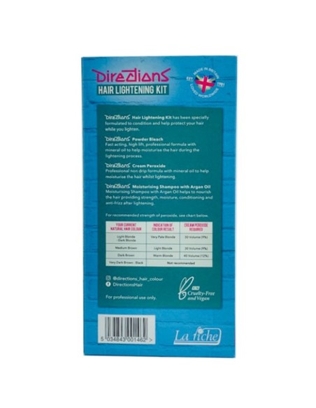 DirectionsDirections Hair Lightening Kit 40 Vol DirectionsDirections Hair Lightening Kit 40 Vol