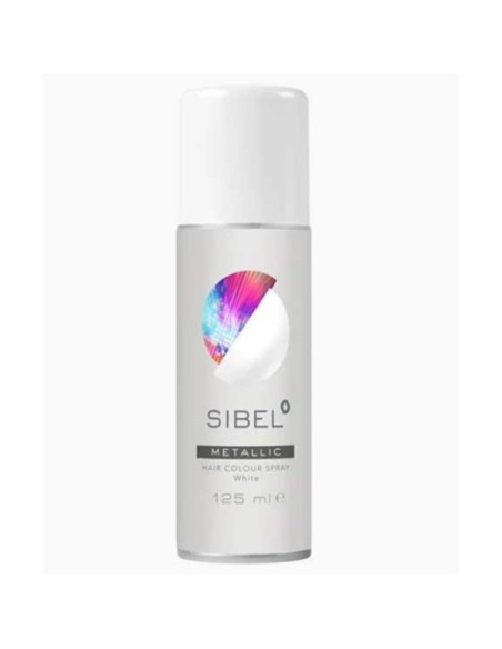 Sibel Metallic White Hair Colour Spray