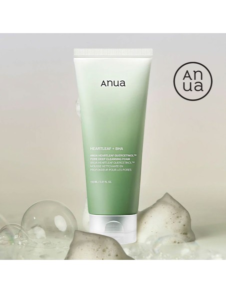 AnuaAnua Heartleaf Quercetinol Pore Deep Cleansing Foam AnuaAnua Heartleaf Quercetinol Pore Deep Cleansing Foam