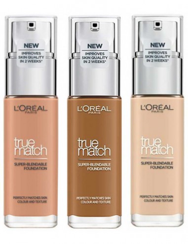 L'Oreal True match foundations in all colours L'Oreal True match foundations in all colours