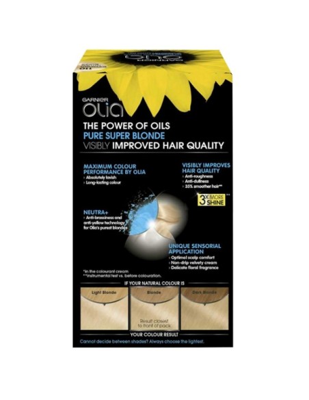 Olia Permanent Hair Color 110 Super Light Natural Blonde