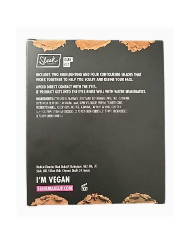 Sleek Makeup Cream Contour Kit Dark 097 Sleek Makeup Cream Contour Kit Dark 097