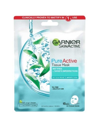 Skin Active Pure Active Tea Tree Plus Salicylic Acid Tissue Mask Skin Active Pure Active Tea Tree Plus Salicylic Acid Tissue Mask
