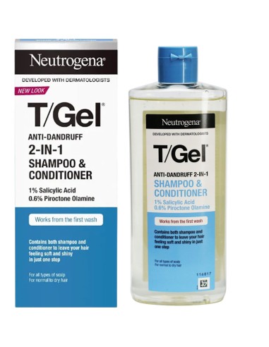 Neutrogena Neutrogena T Gel 2In1 Anti Dandruff Shampoo Conditioner Neutrogena Neutrogena T Gel 2In1 Anti Dandruff Shampoo Conditioner