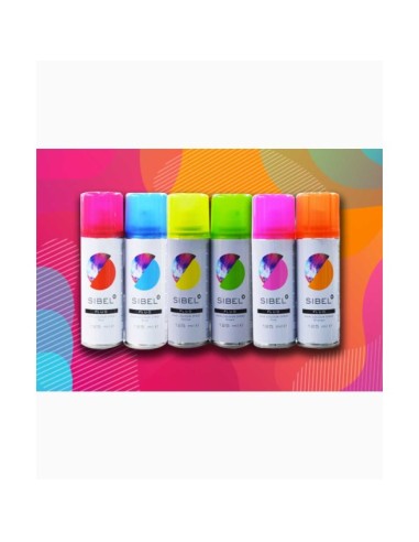 Sibel Fluo Yellow Hair Colour Spray