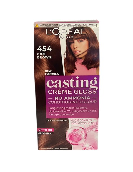 LorealCasting Creme Gloss Conditioning Color 454 Goji Brown LorealCasting Creme Gloss Conditioning Color 454 Goji Brown