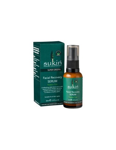 Sukin Super Greens Facial Recovery Serum