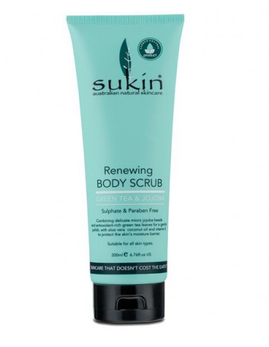 Australian Natural Skincare Renewing Body Scrub Green Tea And Jojoba