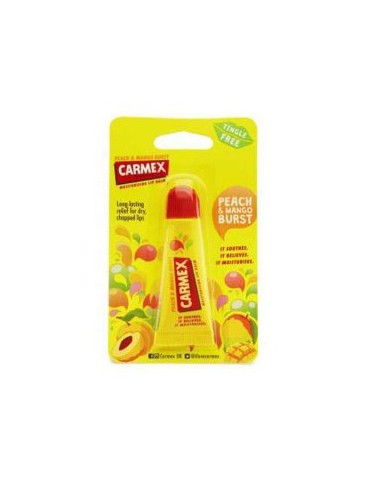 Carmex Moisturising Lip Balm Tube Peach And Mango Burst Carmex Moisturising Lip Balm Tube Peach And Mango Burst