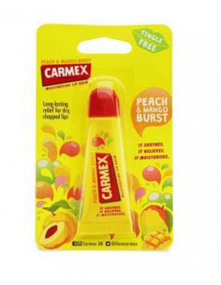 Carmex Moisturising Lip Balm Tube Peach And Mango Burst Carmex Moisturising Lip Balm Tube Peach And Mango Burst