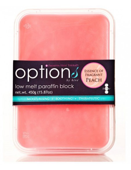 Hive Peach Paraffin Wax Block