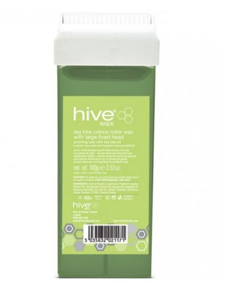 Tea Tree Creme Roller Wax With Large Fixed Head Tea Tree Creme Roller Wax With Large Fixed Head