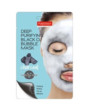 Purederm Deep Purifying Black O2 Bubble Mask