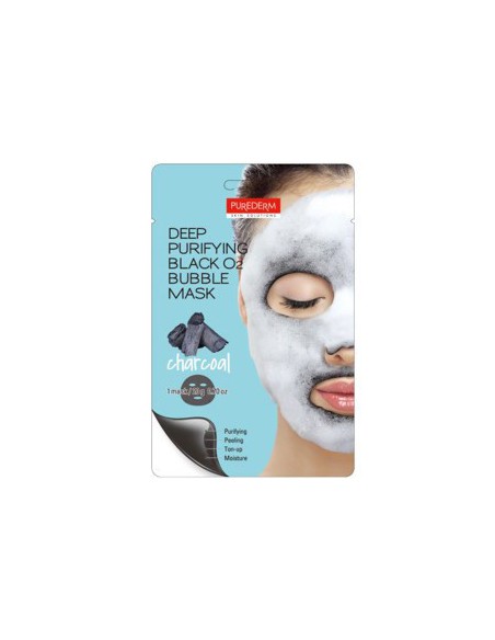 Purederm Deep Purifying Black O2 Bubble Mask