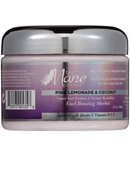 Pink Lemonade And Coconut Curl Boosting Sherbet