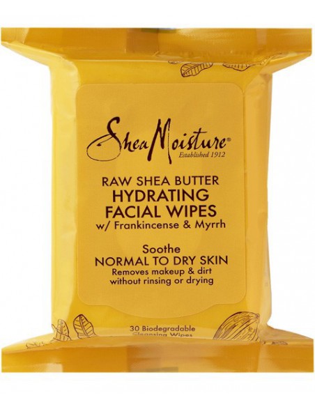 Raw Shea Butter Hydrating Facial Wipes Raw Shea Butter Hydrating Facial Wipes