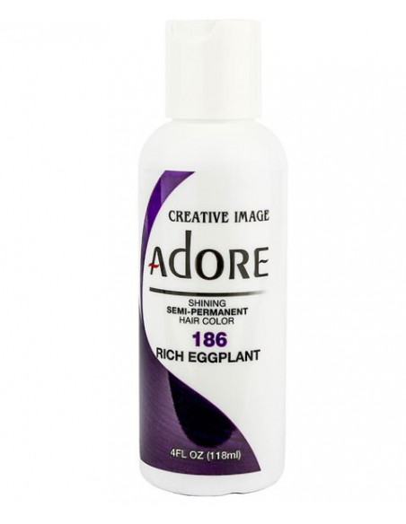 Adore Shining Semi Permanent Hair Color Rich Eggplant Adore Shining Semi Permanent Hair Color Rich Eggplant