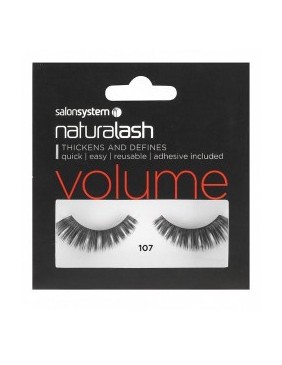Naturalash 107 Black Volume Fake Eyelashes