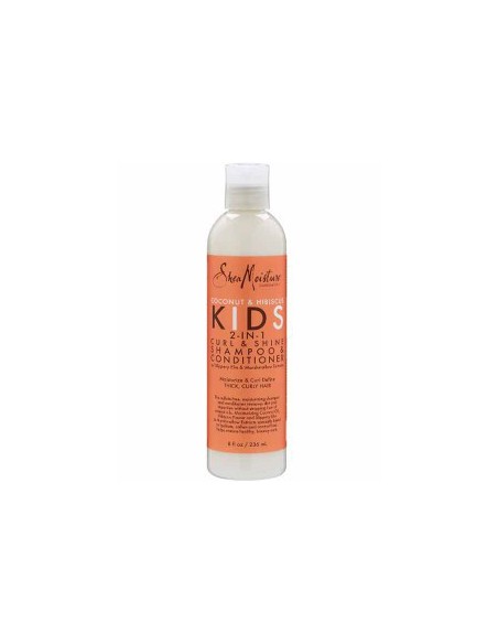 Coconut And Hibiscus Kids 2 In 1 Curl And Shine Shampoo And Conditioner