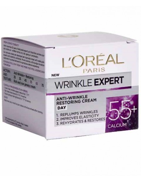 Wrinkle Expert Anti Wrinkle Restoring Day Cream 55 Plus Calcium