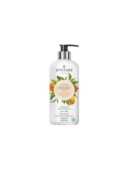 Super Leaves Science Natural Orange Leaves Hand Soap