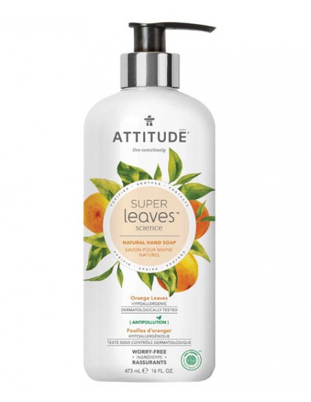 Super Leaves Science Natural Orange Leaves Hand Soap