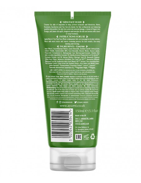 Ayumi Naturals Neem And Tea Tree Face Wash