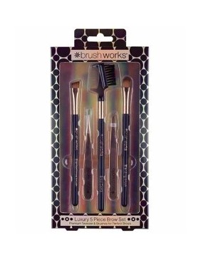 Brush Works Luxury 5 Piece Brow Set