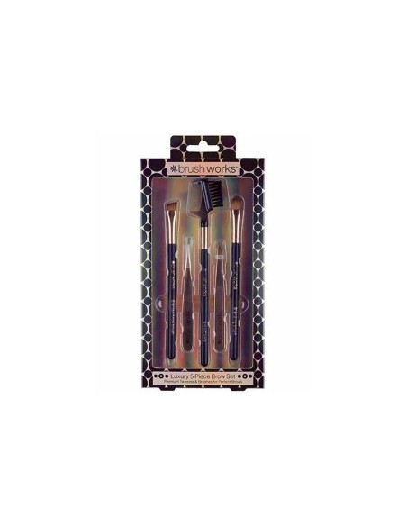 Brush Works Luxury 5 Piece Brow Set