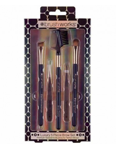 Brush Works Luxury 5 Piece Brow Set
