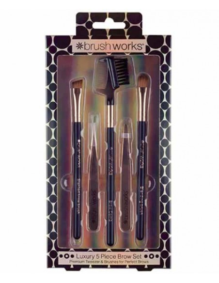 Brush Works Luxury 5 Piece Brow Set